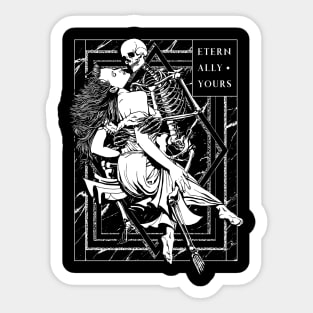 ETERNALLY YOURS - WHITE PRINT Sticker